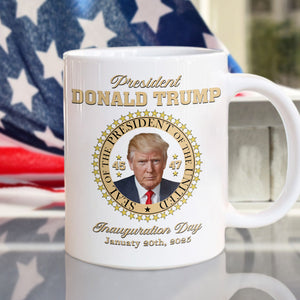 President Donald Trump White Mug HA75 64062