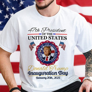 Donald Trump Presidential Inauguration Day 2025 Bright Shirt HA75 67122