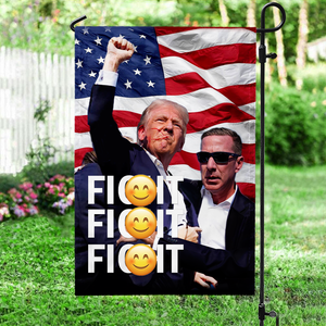 Donald Trump Fi**t Fi**t Fi**t Garden Flag TH10 63181