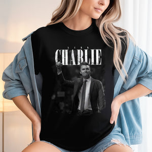 Charlie Kirk, Great American Patriot 1993 - 2025 Dark Shirt LM32 65577