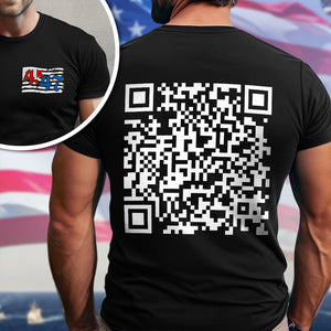 Funny QR President Trump 45 47 Dancing Back And Front Dark Shirt HA75 64166