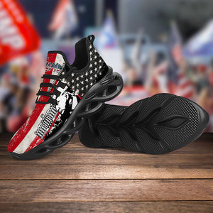 Custom Name President Trump With Flag US Max Soul Shoes HA75 62974