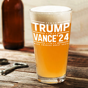 Make America Great Again Trump Vance 2024 Beer Glass LM32 63701