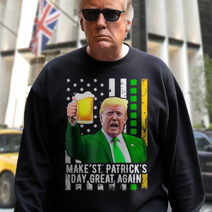 Make St. Patrick's Day Great Again Funny Cheers Dark Shirt HO82 65606