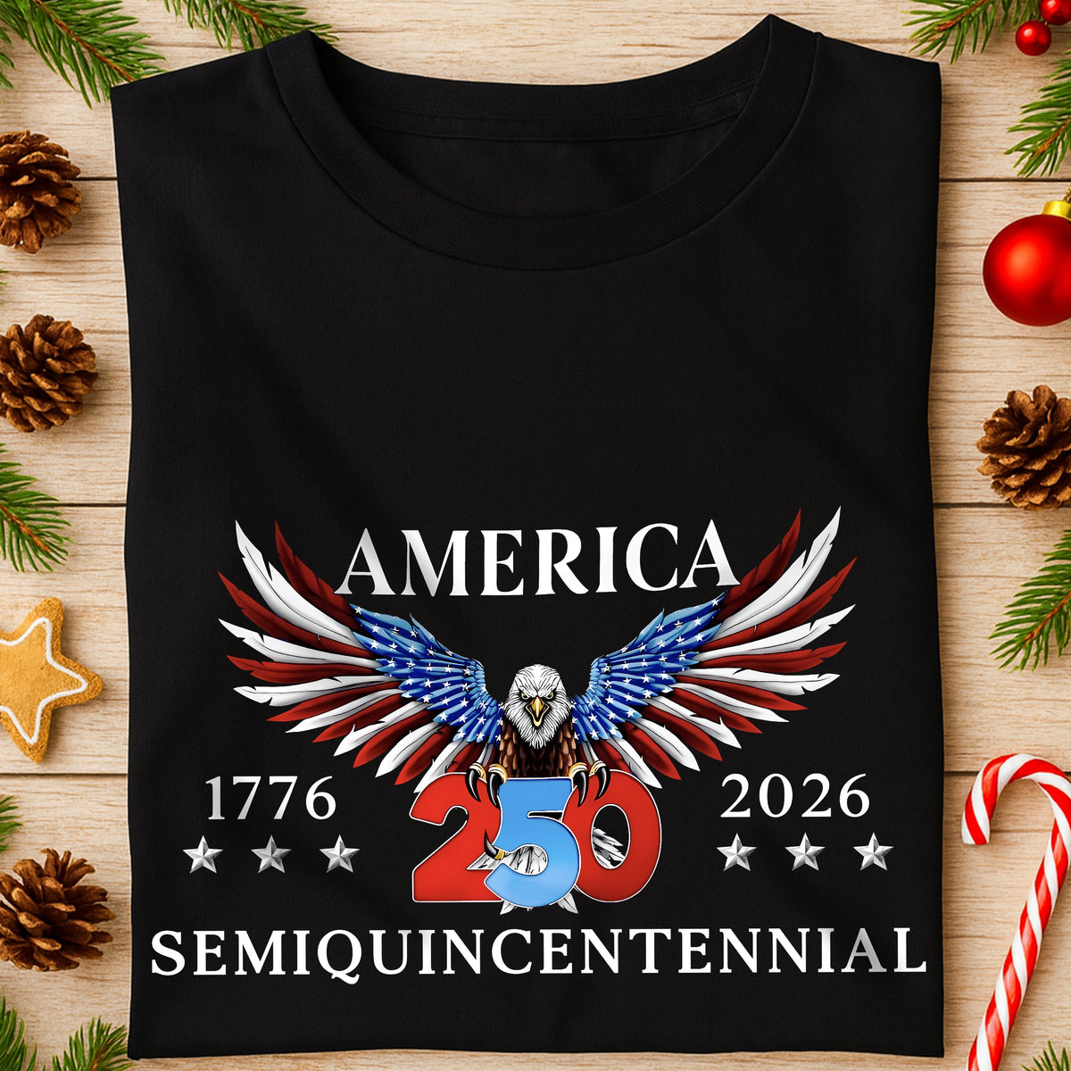 250 Years America Semiquincentennial Dark Shirt CH07 899072