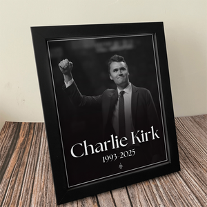 Pray For Charlie Kirk 1993 - 2025 Memorial Picture Frame TH10 64435