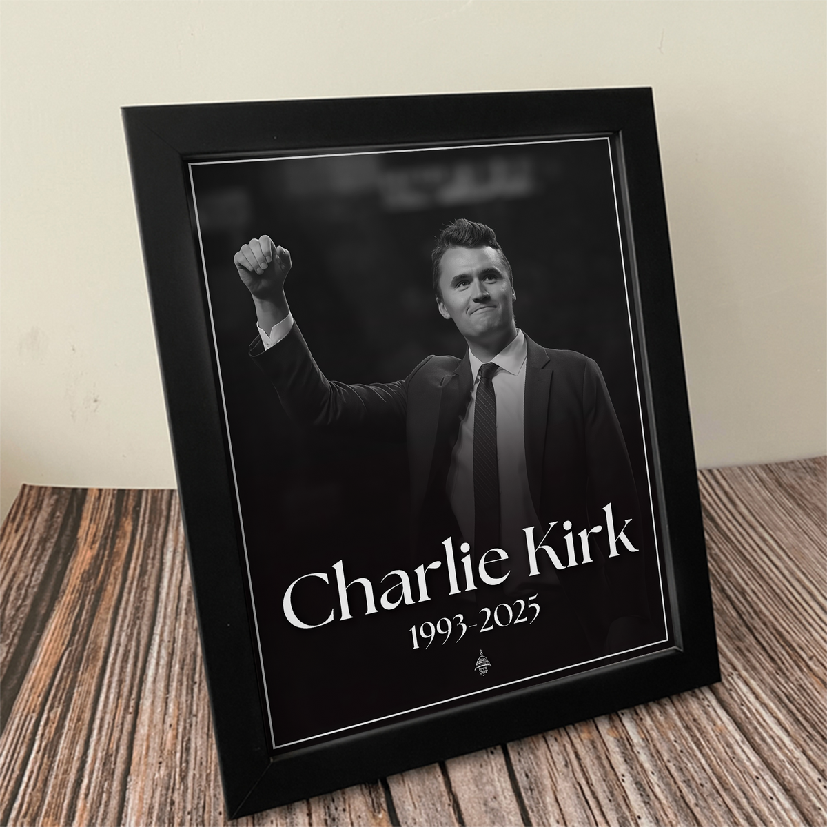 Pray For Charlie Kirk 1993 - 2025 Memorial Picture Frame TH10 64435