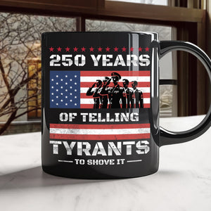 250 Years USA 250th Anniversary America Celebration Black Mug CH07 896742