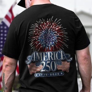 America 250 Firework Back & Front Shirt TH10 894639