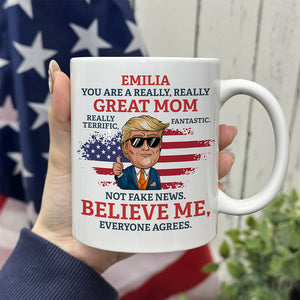 Custom Name You Are A Great Person Personalized Donald Trump White Mug CH07 67338