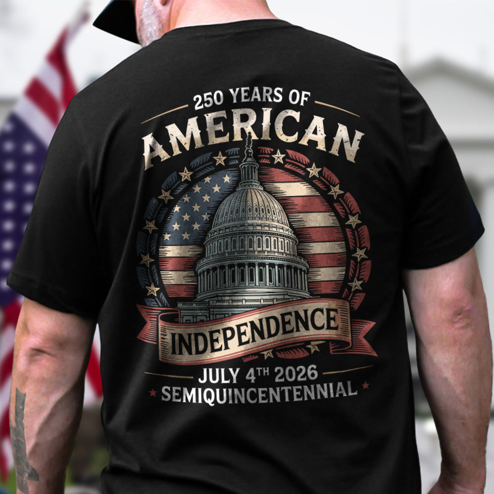 250 Years Of America Back Shirt TH10 894653