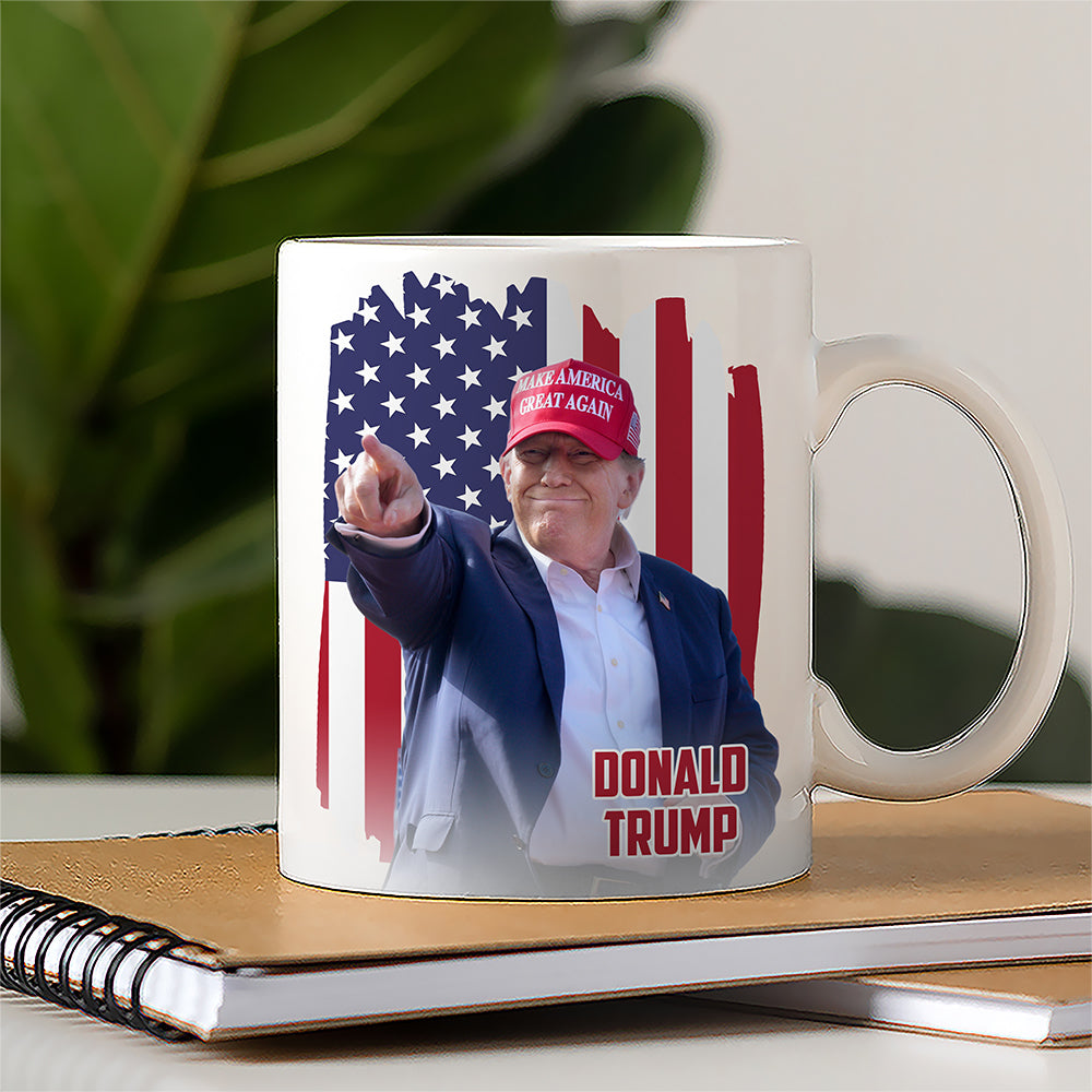 Trump Mug With America Flag Personalized Gift TA29 62471