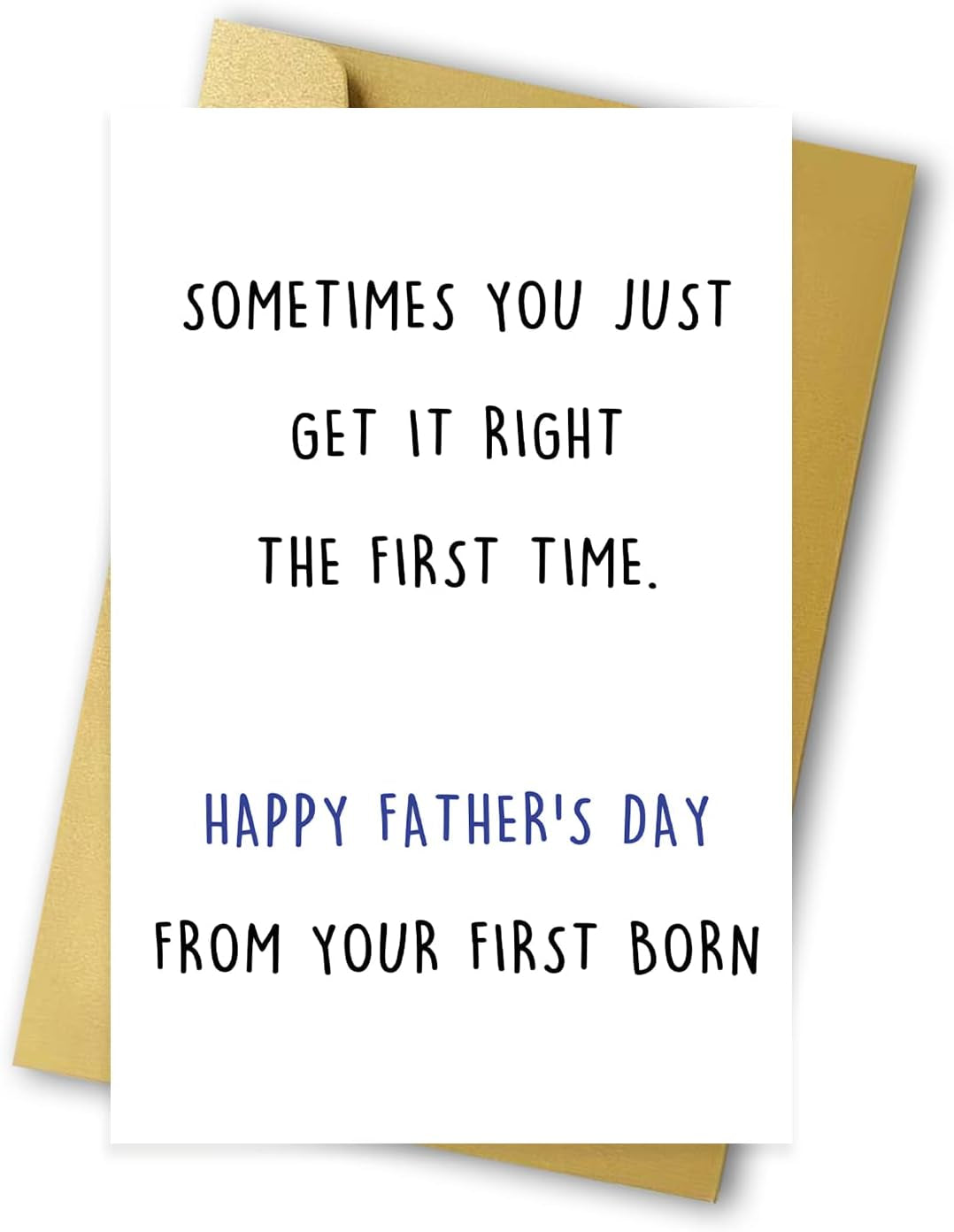 Funny Bonus Dad Card for Fathers Day,Rude Greeting Card for Dad,Step Father Gifts from Stepdaughter Stepson,Stepdad Birthday Card,Even Though I’M Not from Your Sack Card