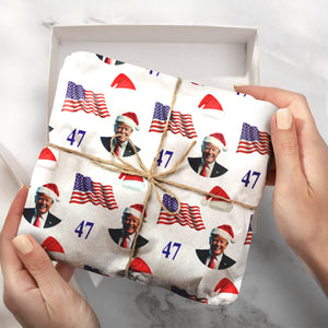 Make Your Gifts Great Again with Trump 2024 Wrapping Paper LM32 63947