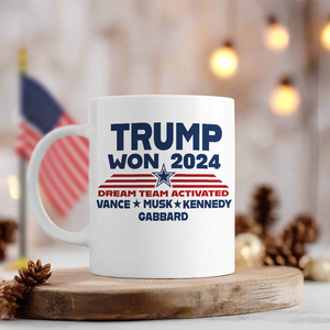 Trump Won 2024 Mug TH10 64025