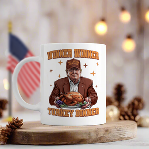 Trump Great Again Winner Turkey Dinner White Mug LM32 63917