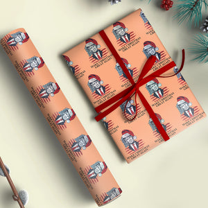 Trump Make Christmas Great Again 2024 Wrapping Paper LM32 65027