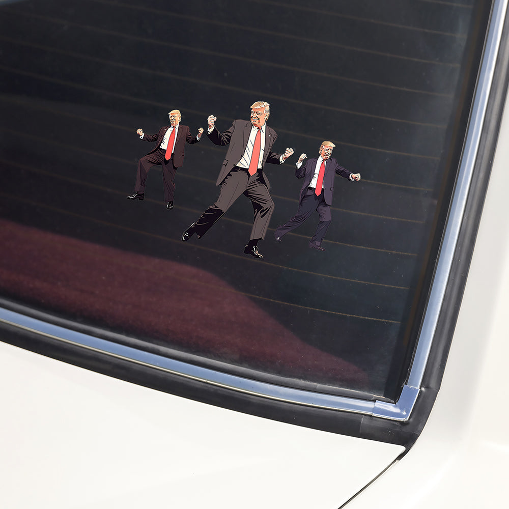 Trump Victory Dance Car Window Decal Sticker HA75 64626
