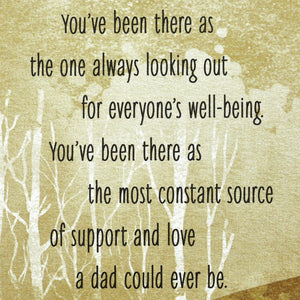 Father'S Day Card (Through Thick and Thin)