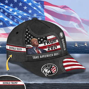 Upload Photo Trump 2024 The America Back Classic Cap TA29 62444