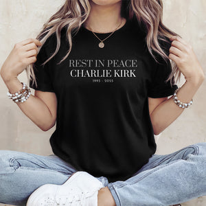 Rest In Peace Charlie Kirk 1993 - 2025 Dark Shirt HO82 65842
