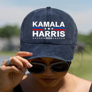 Kamala Harris 2024 Hat Harris President Hat Merchandise Adjustable Baseball Cap