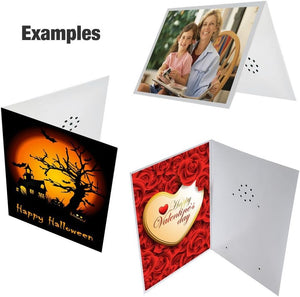 , Voice Recordable Greeting Card, 40 Seconds Recording with Replaceable Batteries. Record and Send Your Own Personal Voice Message, Music or Sound Effects for Mothers Day & Birthday