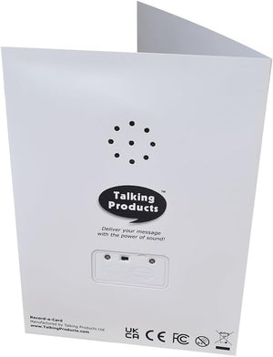 , Voice Recordable Greeting Card, 40 Seconds Recording with Replaceable Batteries. Record and Send Your Own Personal Voice Message, Music or Sound Effects for Mothers Day & Birthday