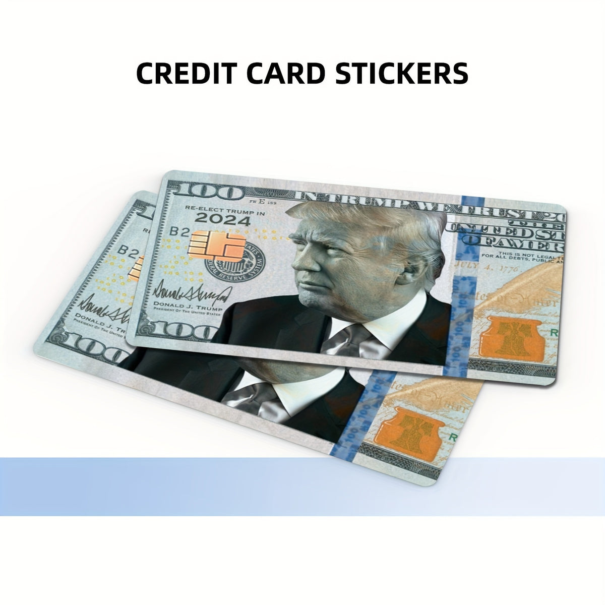 Vinyl Cute Trump Design PVC Credit Card Skins Accessories for Bank Cards HA75