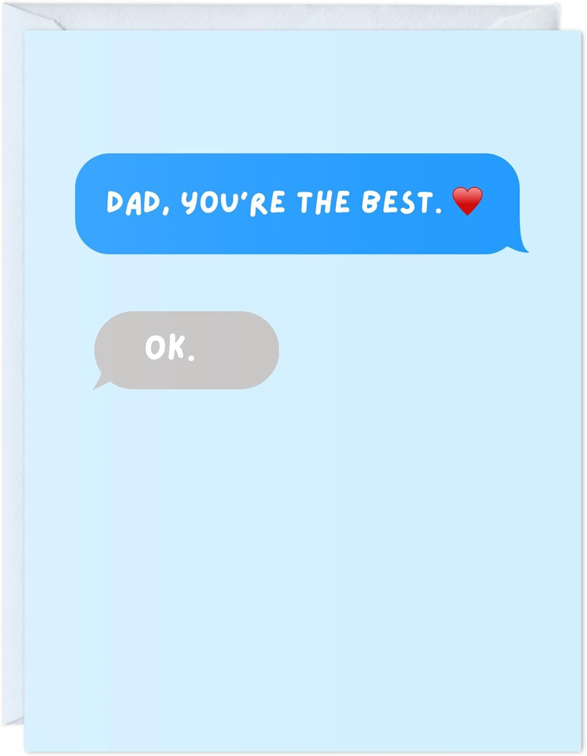 Fathers Day Card for Dad Birthday, Anniversary Husband Him Grandpa Grandfather Stepdad Stepfather, Birthday Thank You Kawaii Greeting Card (Thanks for Feeding Me ...)