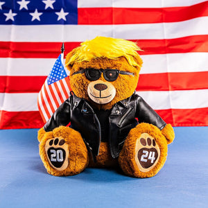 Trumpinator Teddy Bear - Donald Trump 2024 Bear for Trump Supporters and Patriotic Americans | the #1 Trump Gifts