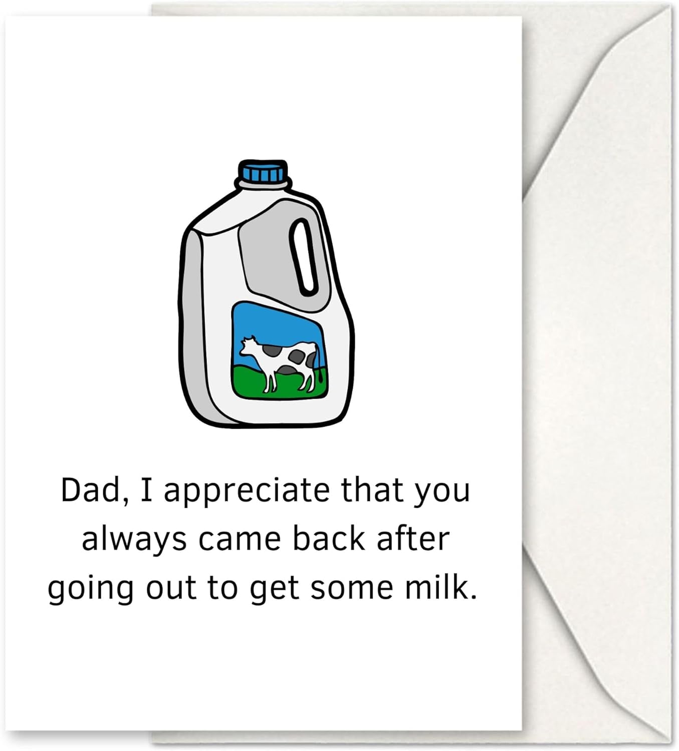 Funny Card for Dad | Happy Birthday, Father’S Day | from Daughter, Son, All of Us | Bday Gift for Father, Step Dad, Daddy | 40Th 50Th 60Th 70Th 80Th