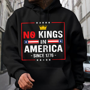No Kings in America since 1776 Dark Shirt