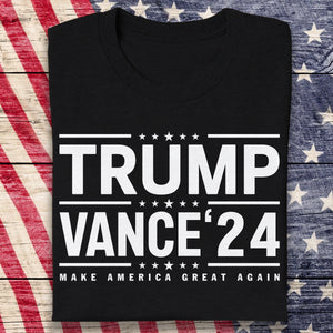 Make America Great Again Trump Vance 2024 Dark Shirt LM32 63695