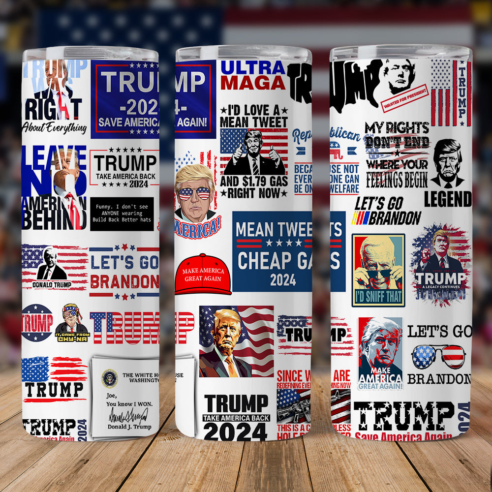 Trump 2024 MAGA Skinny Tumbler TH10 62993