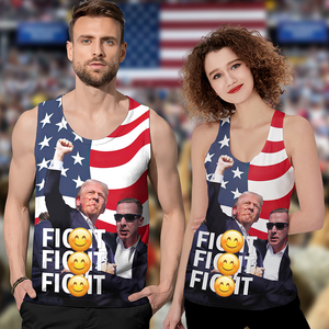 Donald Trump Fi**t Fi**t Fi**t Tanktop TH10 63267