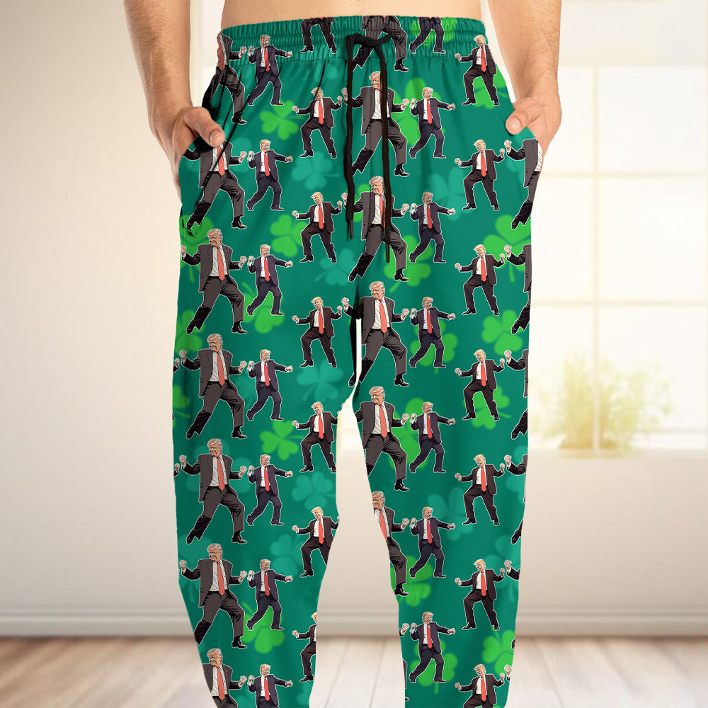 Trump Dancing Trump Irish St. Patrick's Day Sweatpants N304 HA75 67198