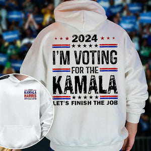 I'm Voting For The Kamala Bright Back&Front Shirt TH10 63291