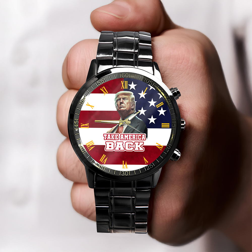 Custom Donald Trump Photo Make America Great Again Wrist Watch HA75 64398