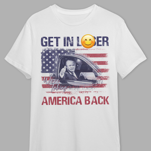 Custom Photo Get In L*ser America Back Shirt TA29 62469