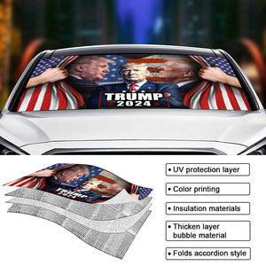 Trump 2024 Car Sunshade N369 62931