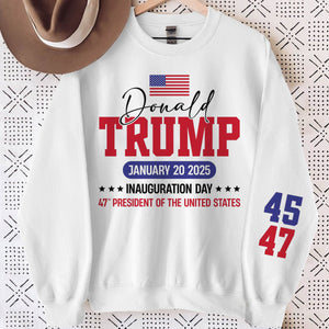 Trump Inauguration Bring Back The Greatness Of America 2025 Sleeve Sweatshirt LM32 65119