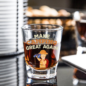 Make Camping Great Again With Donald Trump Shot Glass TH10 64151