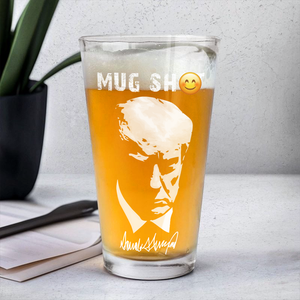 Trump Mug Sh** Print Beer Glass HA75 62564