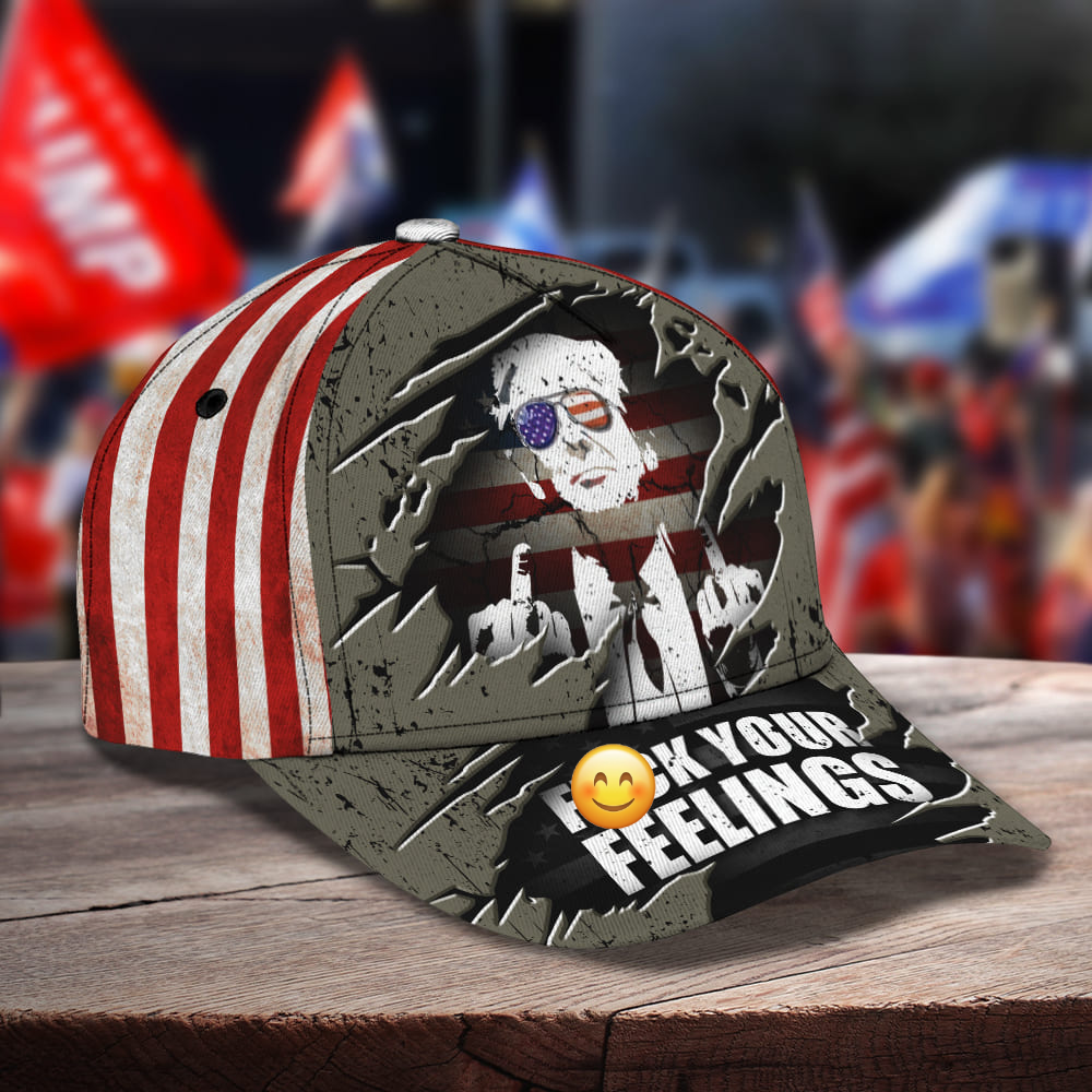 President Donald Trump Middle Finger Classic Cap TH10 63009