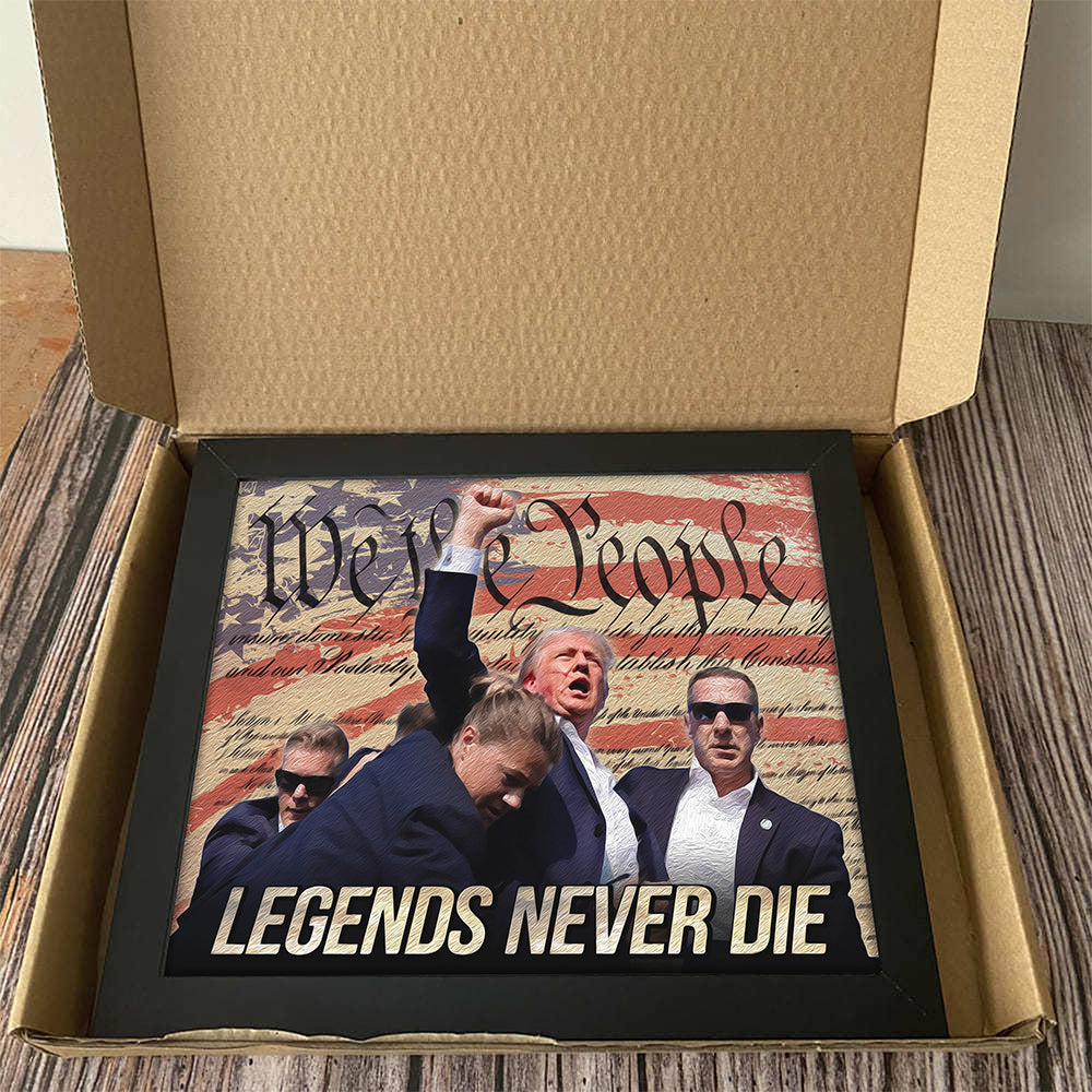 We The People Legends Never D** Donald Trump Picture Frame TH10 63179