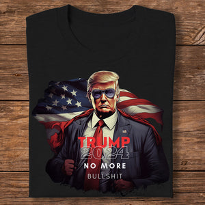 Donald Trump 2024 Support For President Dark Shirt N304 62546 HO82