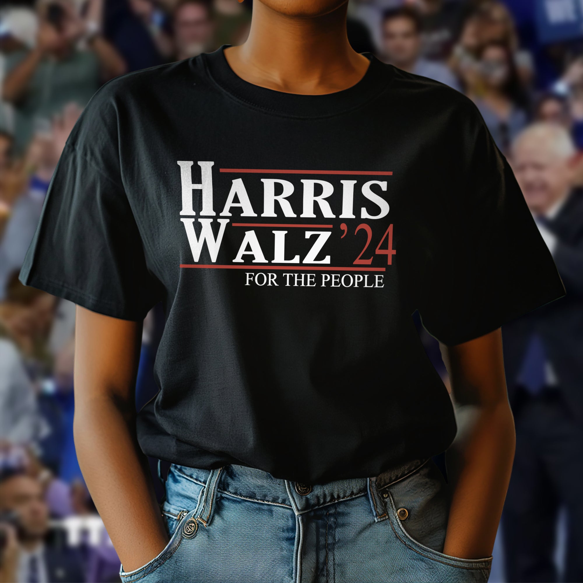 Kamala Harris Tim Walz Waltz For The People Dark Shirt HO82 65094