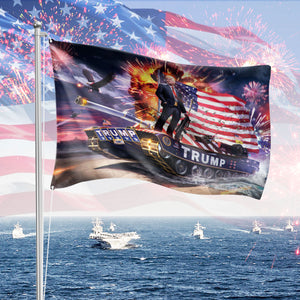 Homissor Keep America First Donald Trump 2024 Flag TA29 62526