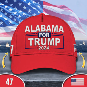 Custom States Trump 2024 MAGA Classic Cap HO82 62534